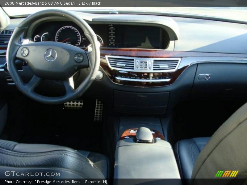 Black / Black 2008 Mercedes-Benz S 63 AMG Sedan