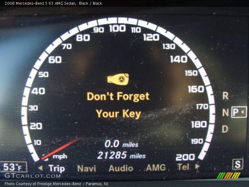 Black / Black 2008 Mercedes-Benz S 63 AMG Sedan