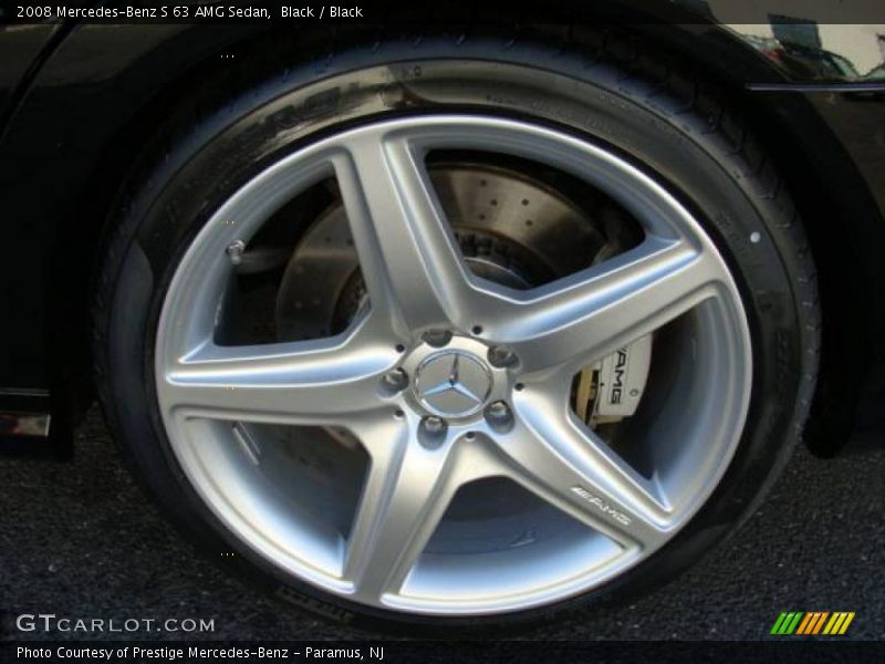 Black / Black 2008 Mercedes-Benz S 63 AMG Sedan