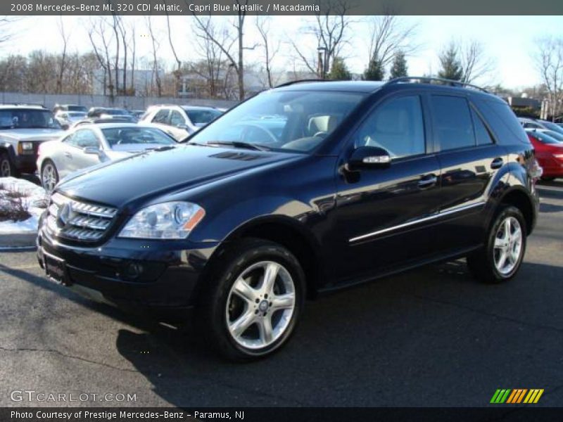 Capri Blue Metallic / Macadamia 2008 Mercedes-Benz ML 320 CDI 4Matic