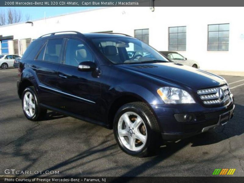 Capri Blue Metallic / Macadamia 2008 Mercedes-Benz ML 320 CDI 4Matic