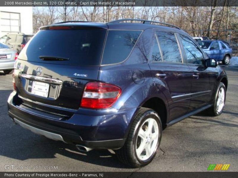 Capri Blue Metallic / Macadamia 2008 Mercedes-Benz ML 320 CDI 4Matic