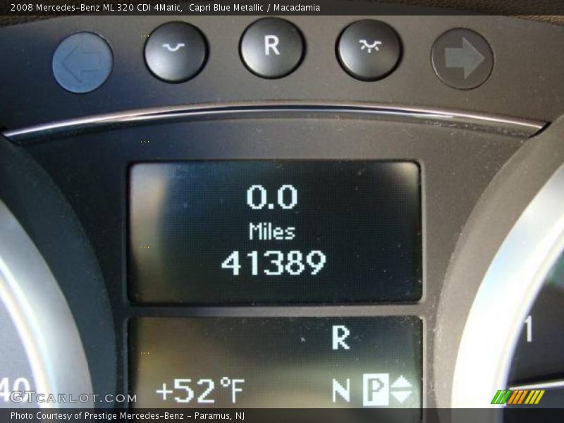 Capri Blue Metallic / Macadamia 2008 Mercedes-Benz ML 320 CDI 4Matic