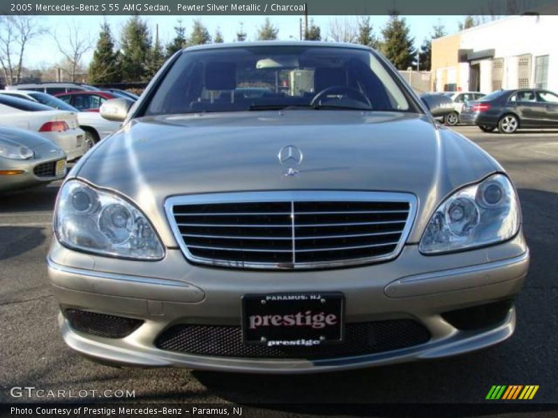 Pewter Silver Metallic / Charcoal 2005 Mercedes-Benz S 55 AMG Sedan