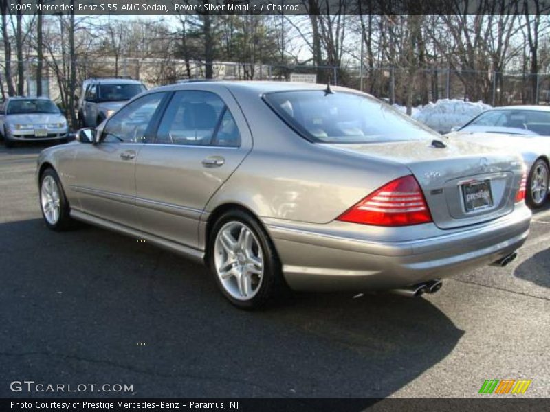 Pewter Silver Metallic / Charcoal 2005 Mercedes-Benz S 55 AMG Sedan