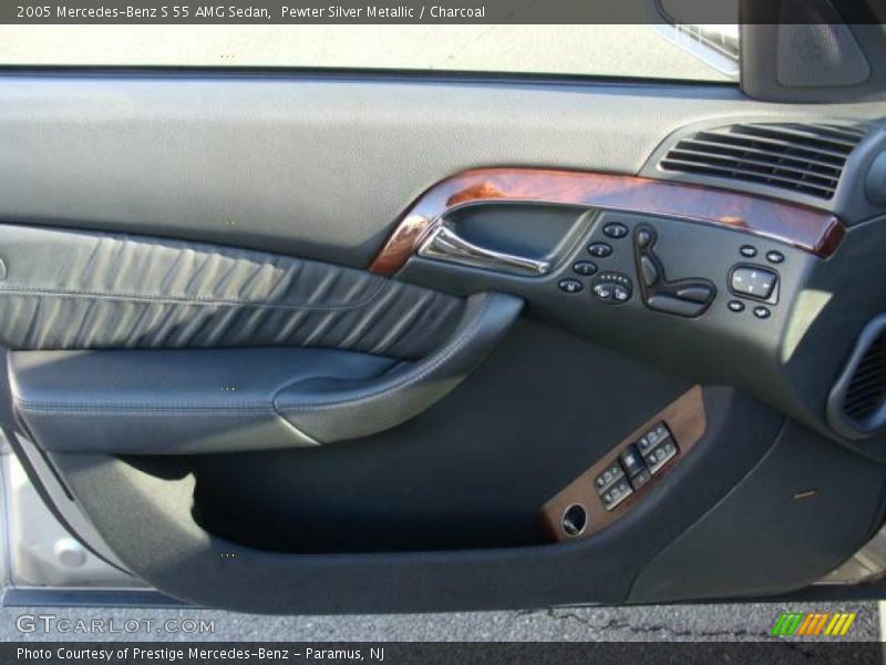 Pewter Silver Metallic / Charcoal 2005 Mercedes-Benz S 55 AMG Sedan