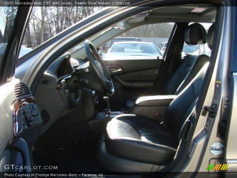 Pewter Silver Metallic / Charcoal 2005 Mercedes-Benz S 55 AMG Sedan