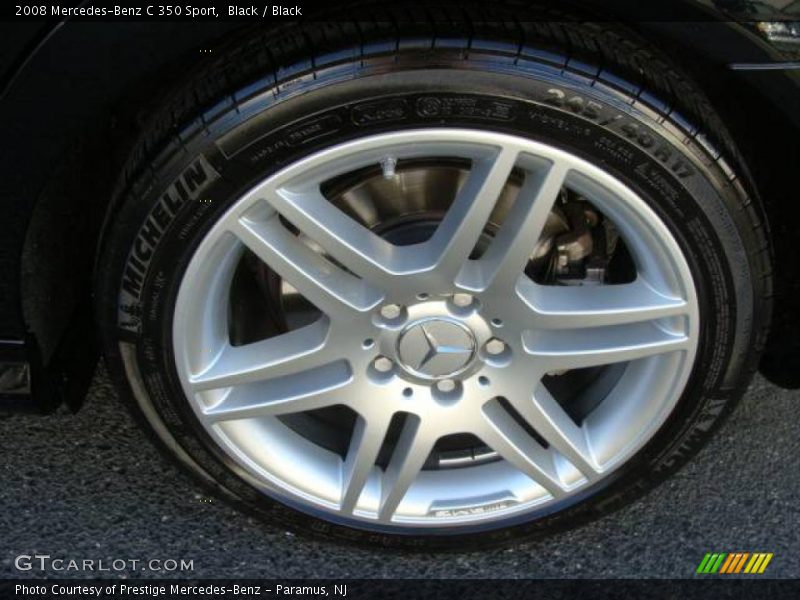 Black / Black 2008 Mercedes-Benz C 350 Sport