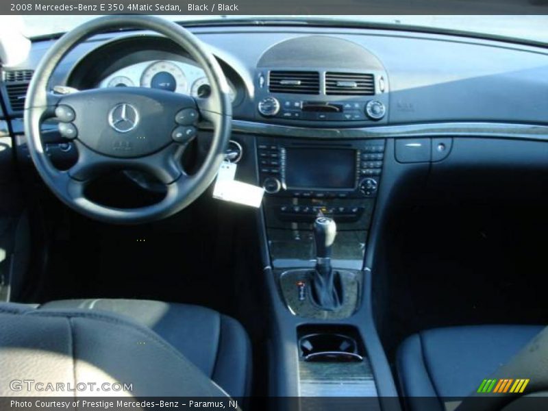 Black / Black 2008 Mercedes-Benz E 350 4Matic Sedan
