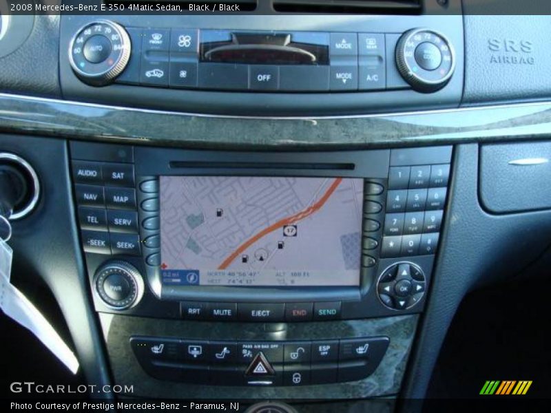 Black / Black 2008 Mercedes-Benz E 350 4Matic Sedan