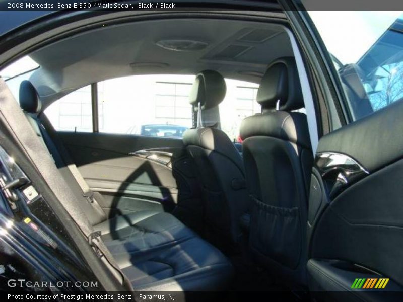 Black / Black 2008 Mercedes-Benz E 350 4Matic Sedan