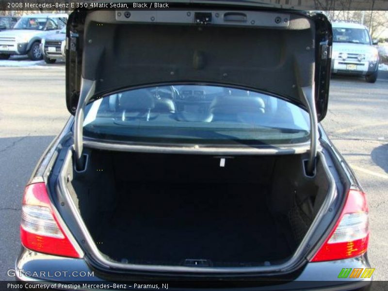 Black / Black 2008 Mercedes-Benz E 350 4Matic Sedan