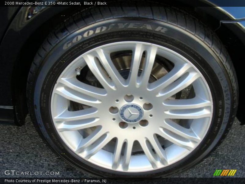 Black / Black 2008 Mercedes-Benz E 350 4Matic Sedan