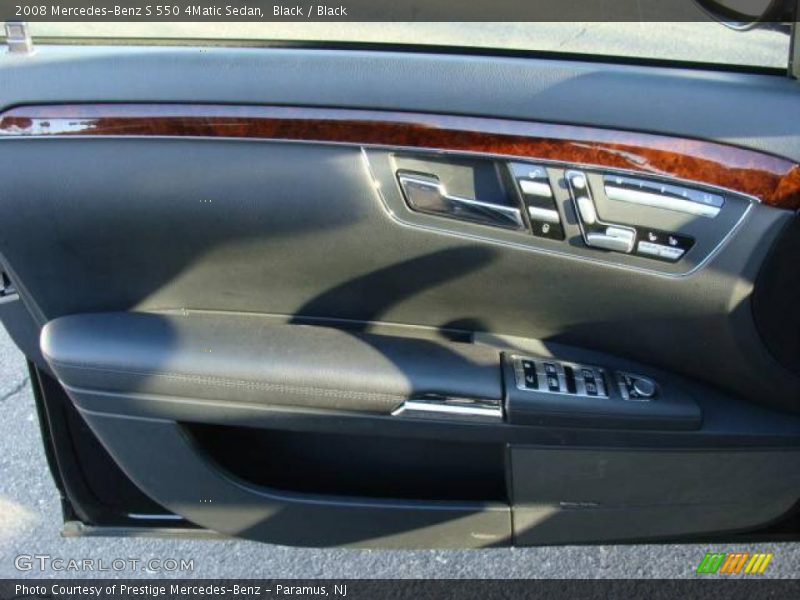 Black / Black 2008 Mercedes-Benz S 550 4Matic Sedan