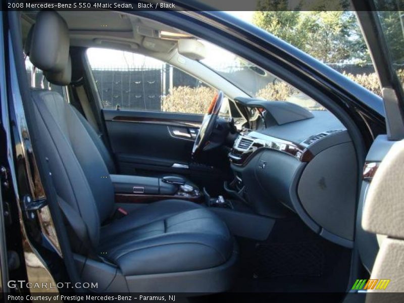 Black / Black 2008 Mercedes-Benz S 550 4Matic Sedan