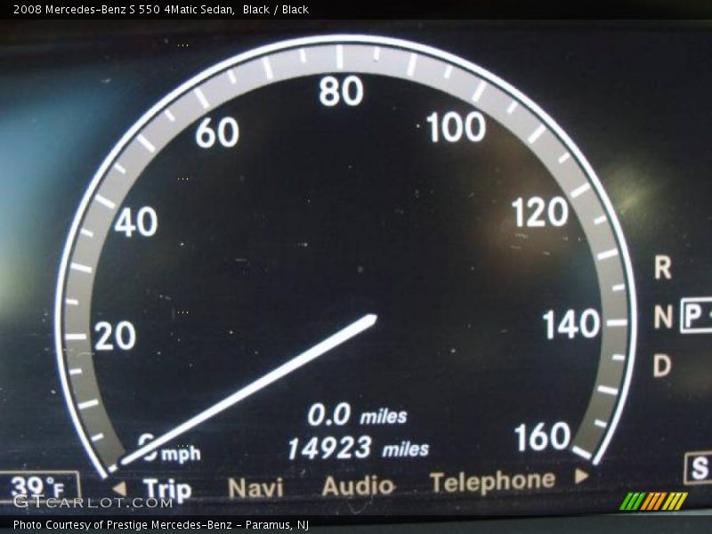 Black / Black 2008 Mercedes-Benz S 550 4Matic Sedan