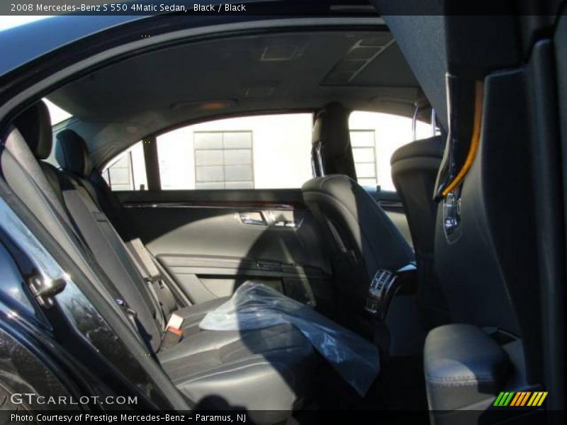 Black / Black 2008 Mercedes-Benz S 550 4Matic Sedan
