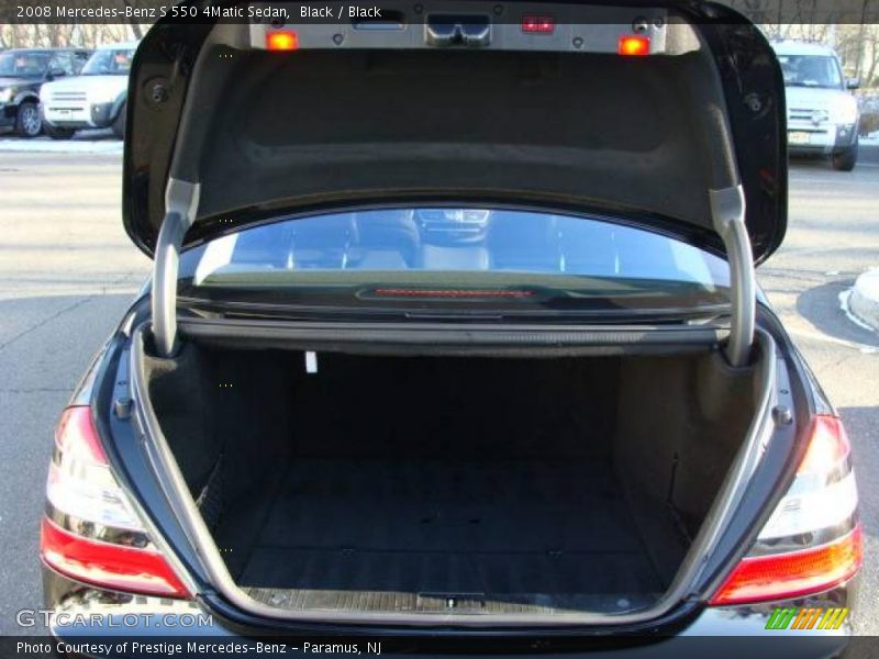 Black / Black 2008 Mercedes-Benz S 550 4Matic Sedan