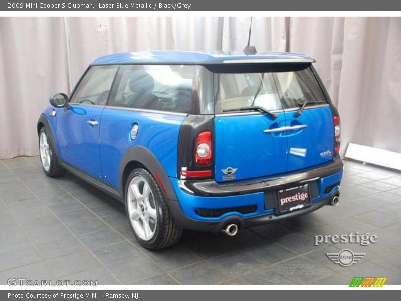Laser Blue Metallic / Black/Grey 2009 Mini Cooper S Clubman