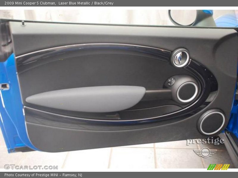 Laser Blue Metallic / Black/Grey 2009 Mini Cooper S Clubman