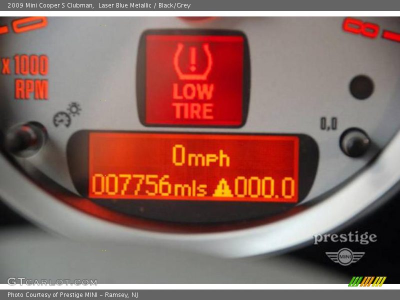 Laser Blue Metallic / Black/Grey 2009 Mini Cooper S Clubman