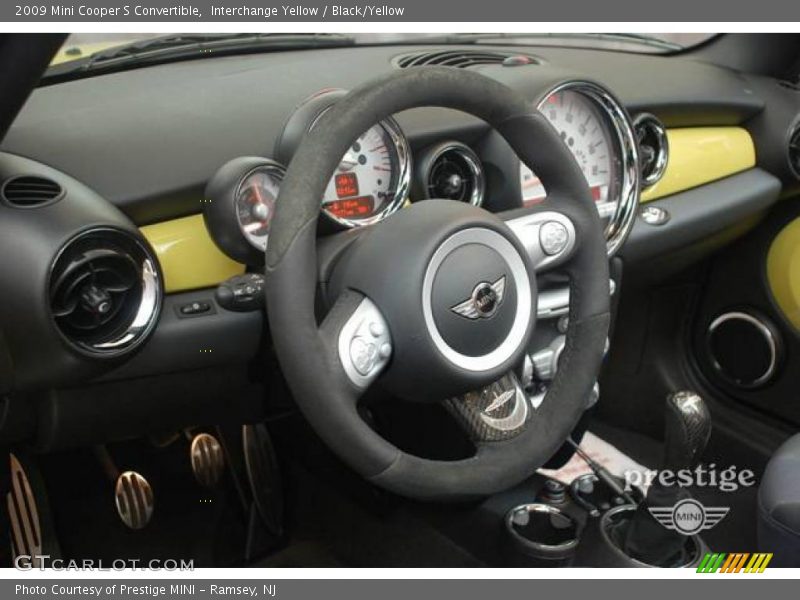 Interchange Yellow / Black/Yellow 2009 Mini Cooper S Convertible