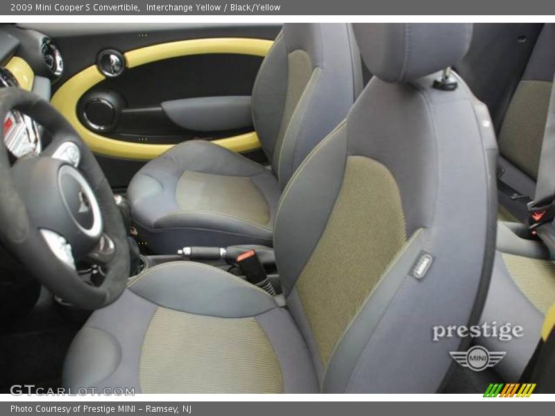 Interchange Yellow / Black/Yellow 2009 Mini Cooper S Convertible