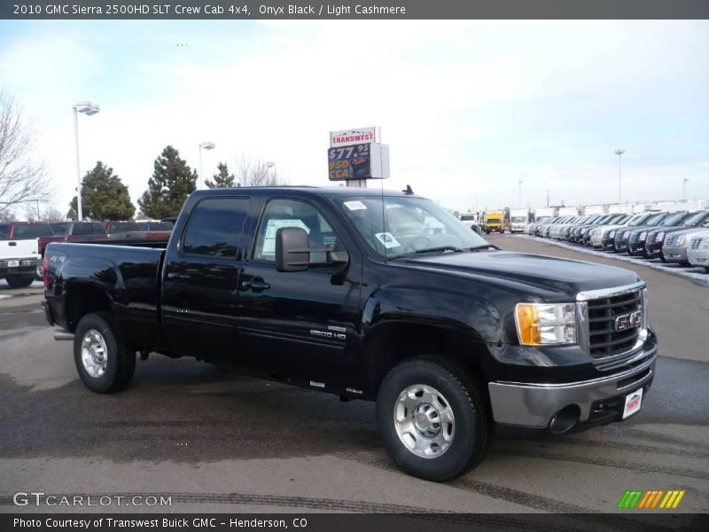 Onyx Black / Light Cashmere 2010 GMC Sierra 2500HD SLT Crew Cab 4x4