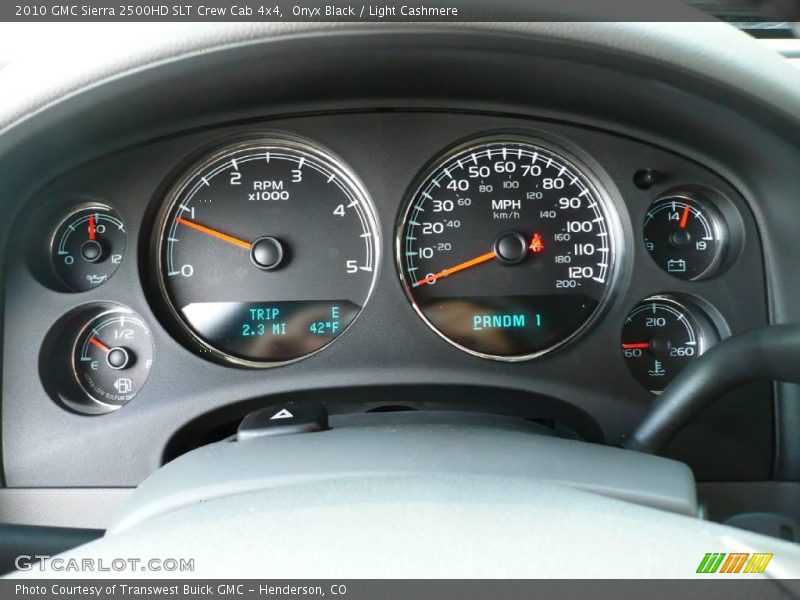 Onyx Black / Light Cashmere 2010 GMC Sierra 2500HD SLT Crew Cab 4x4