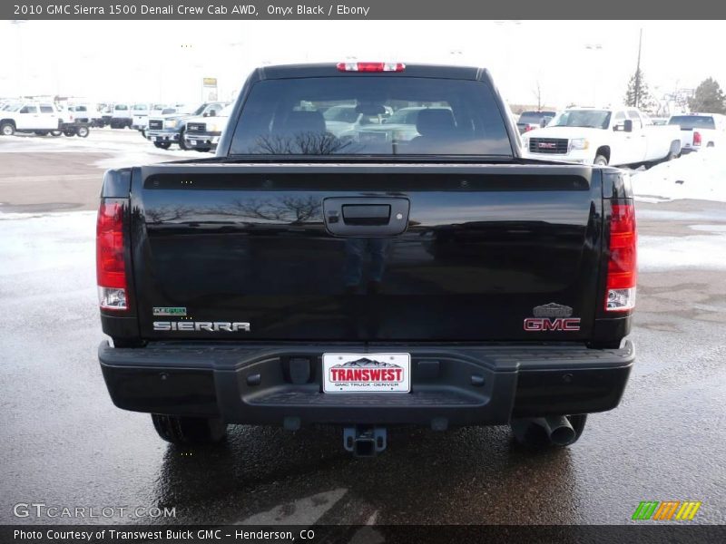 Onyx Black / Ebony 2010 GMC Sierra 1500 Denali Crew Cab AWD