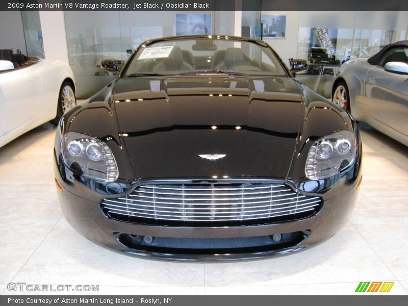 Jet Black / Obsidian Black 2009 Aston Martin V8 Vantage Roadster