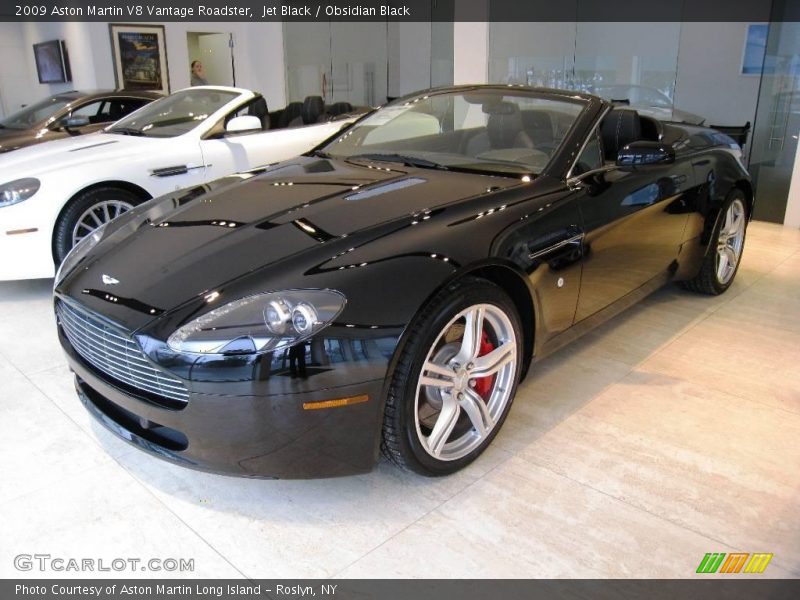 Jet Black / Obsidian Black 2009 Aston Martin V8 Vantage Roadster