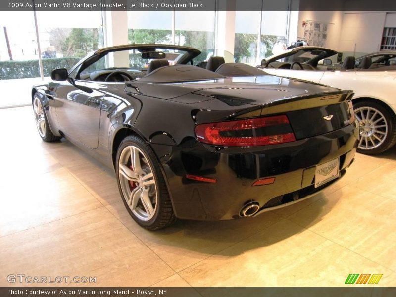 Jet Black / Obsidian Black 2009 Aston Martin V8 Vantage Roadster
