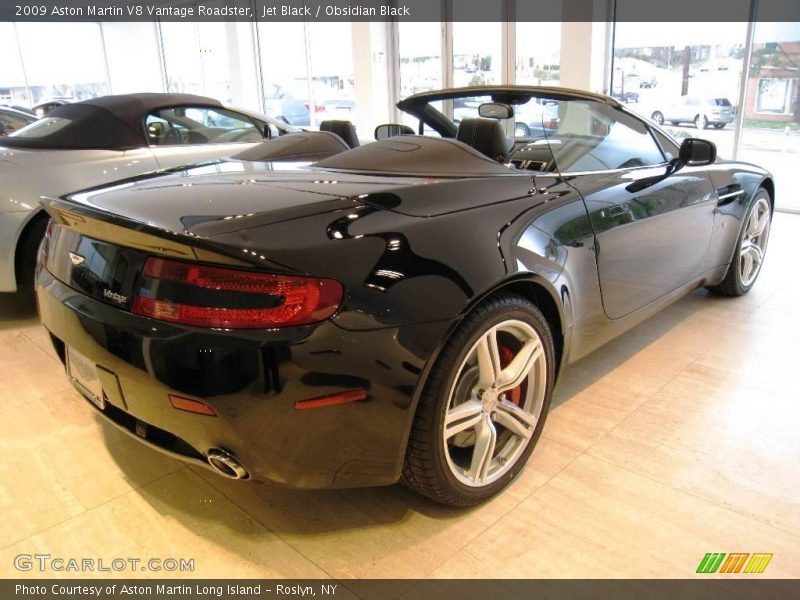 Jet Black / Obsidian Black 2009 Aston Martin V8 Vantage Roadster
