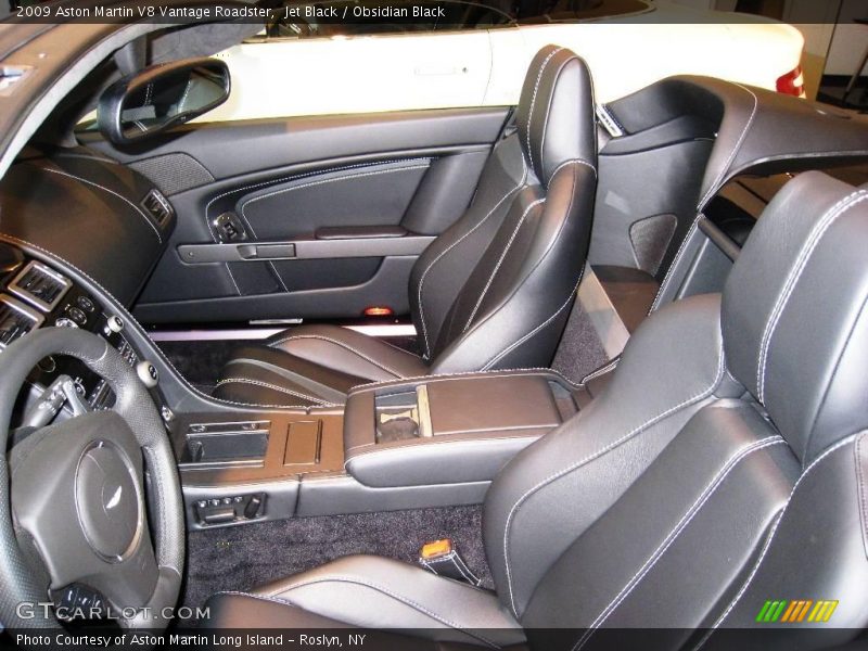 Jet Black / Obsidian Black 2009 Aston Martin V8 Vantage Roadster