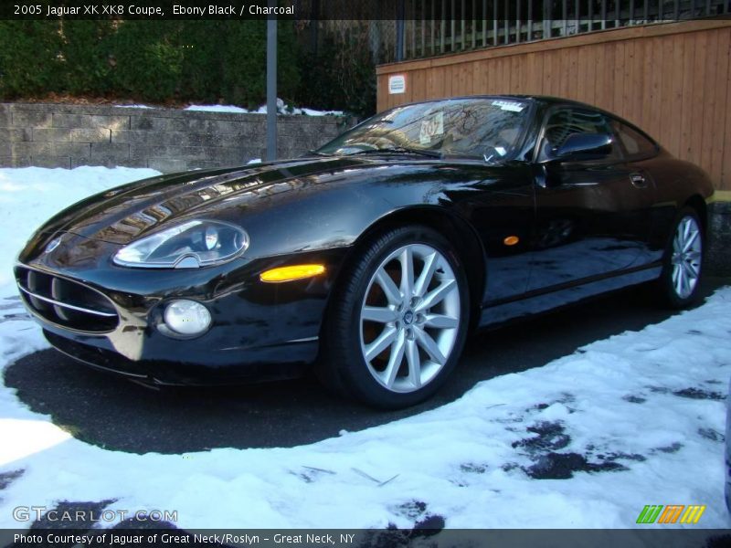 Ebony Black / Charcoal 2005 Jaguar XK XK8 Coupe