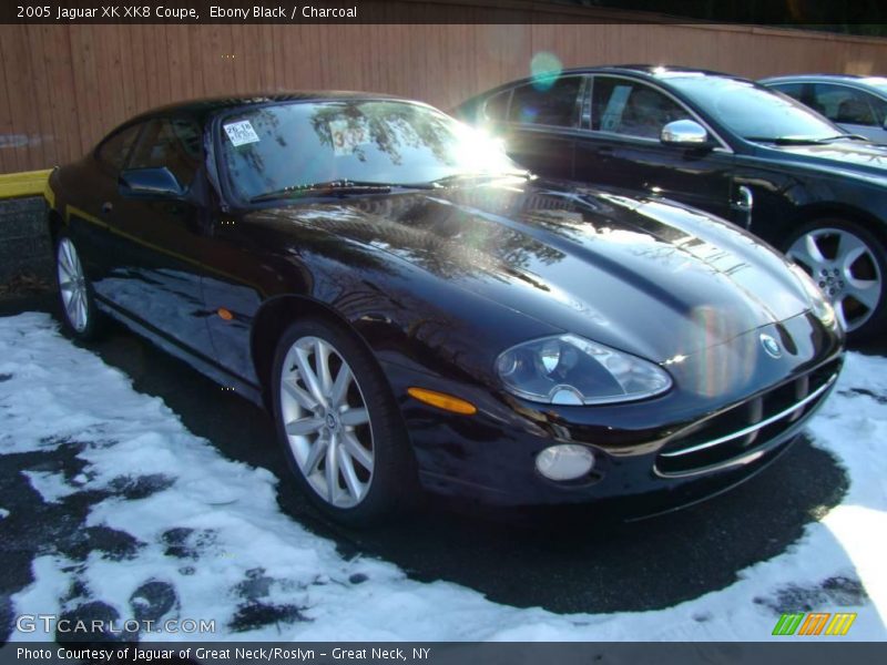 Ebony Black / Charcoal 2005 Jaguar XK XK8 Coupe