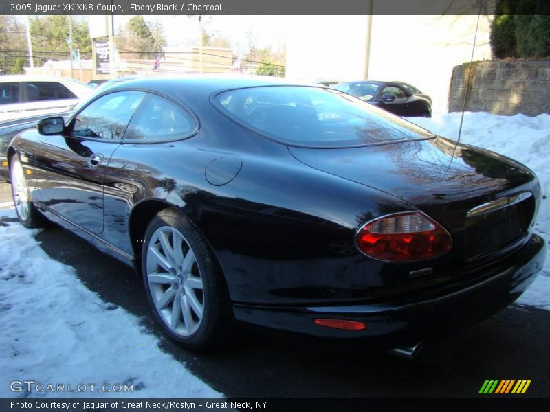 Ebony Black / Charcoal 2005 Jaguar XK XK8 Coupe