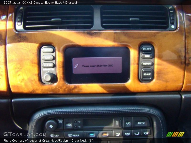 Ebony Black / Charcoal 2005 Jaguar XK XK8 Coupe