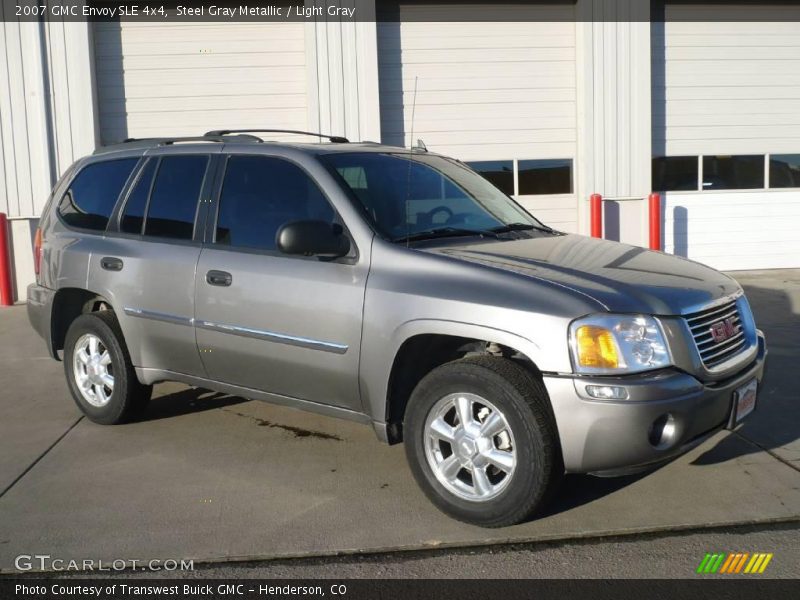 Steel Gray Metallic / Light Gray 2007 GMC Envoy SLE 4x4