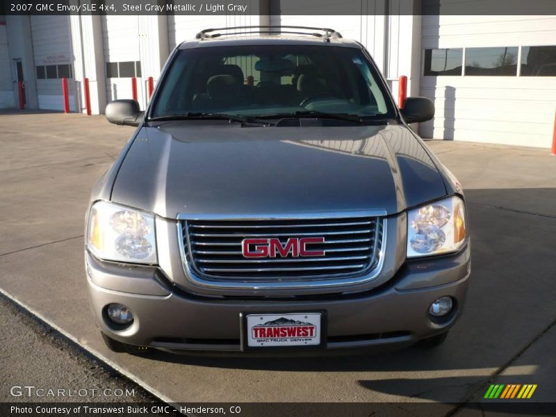 Steel Gray Metallic / Light Gray 2007 GMC Envoy SLE 4x4