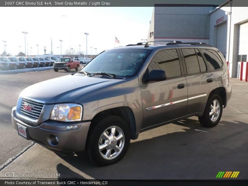 Steel Gray Metallic / Light Gray 2007 GMC Envoy SLE 4x4