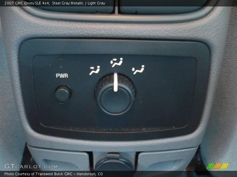 Steel Gray Metallic / Light Gray 2007 GMC Envoy SLE 4x4