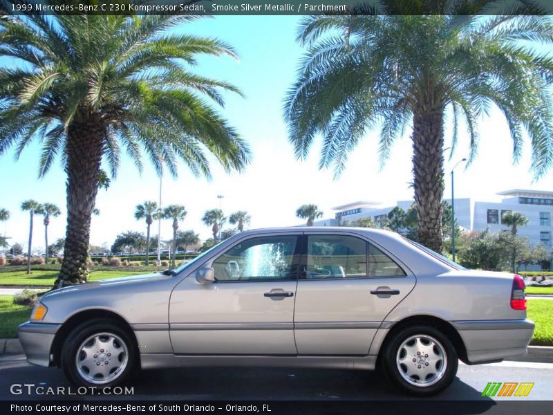 Smoke Silver Metallic / Parchment 1999 Mercedes-Benz C 230 Kompressor Sedan