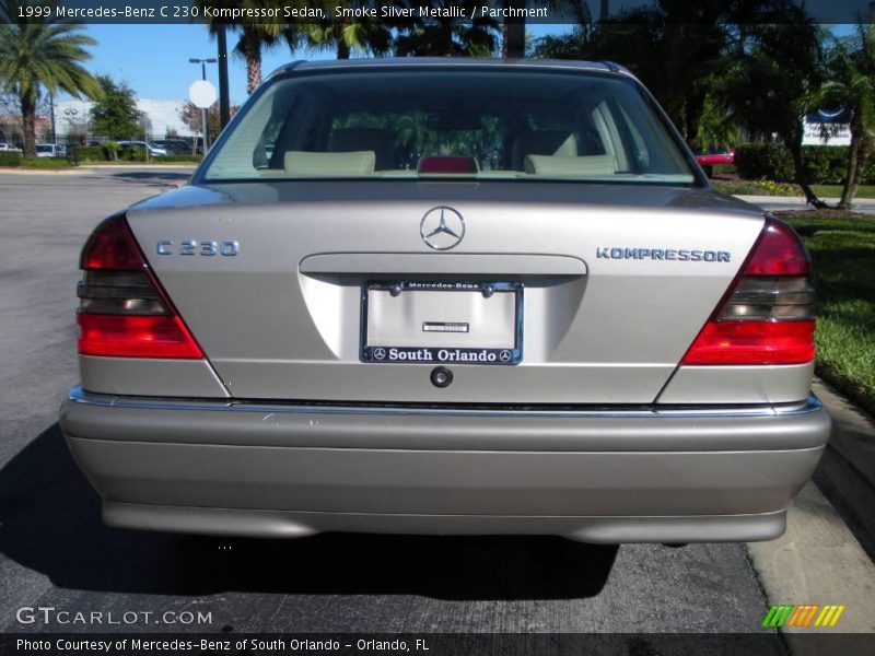 Smoke Silver Metallic / Parchment 1999 Mercedes-Benz C 230 Kompressor Sedan