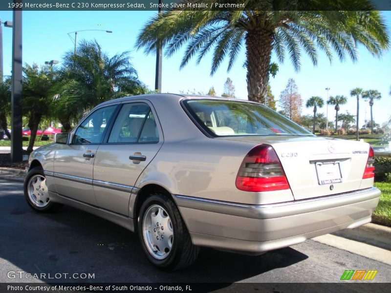 Smoke Silver Metallic / Parchment 1999 Mercedes-Benz C 230 Kompressor Sedan
