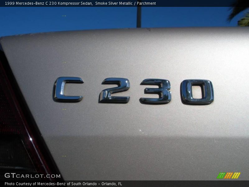 Smoke Silver Metallic / Parchment 1999 Mercedes-Benz C 230 Kompressor Sedan
