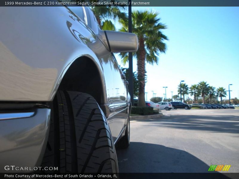 Smoke Silver Metallic / Parchment 1999 Mercedes-Benz C 230 Kompressor Sedan