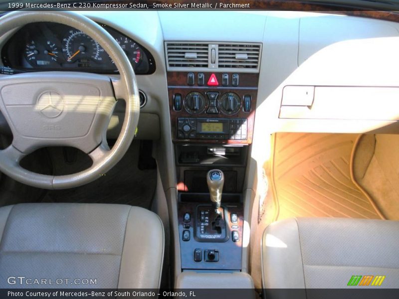 Smoke Silver Metallic / Parchment 1999 Mercedes-Benz C 230 Kompressor Sedan