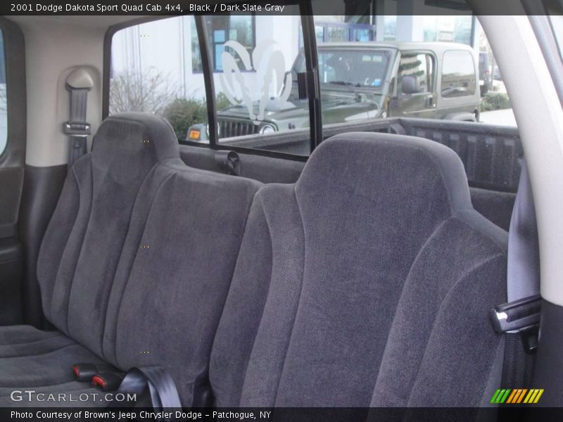 Black / Dark Slate Gray 2001 Dodge Dakota Sport Quad Cab 4x4